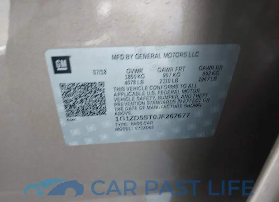 1G1ZD5ST0JF267677# 9