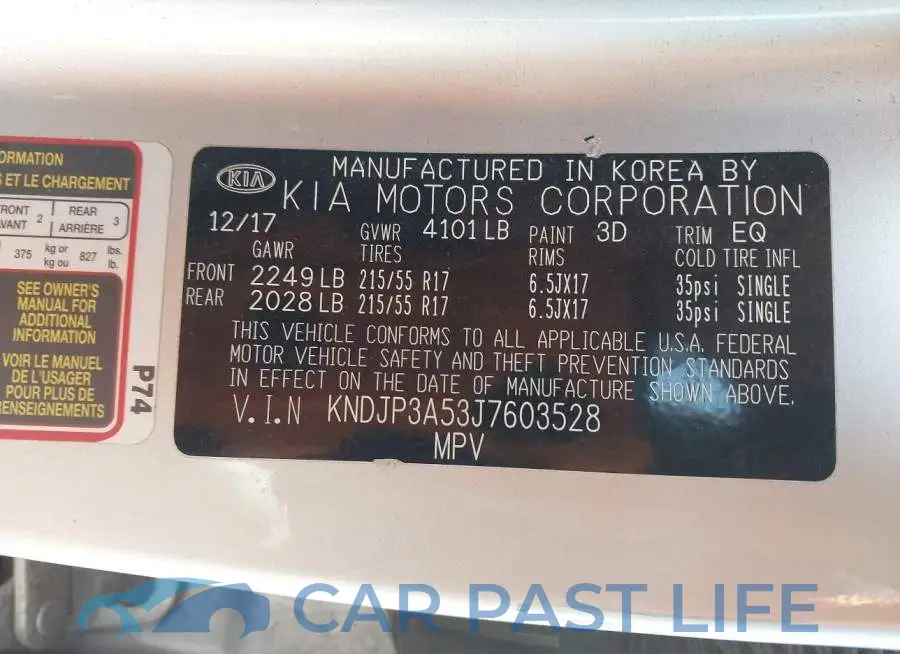 KNDJP3A53J7603528# 9