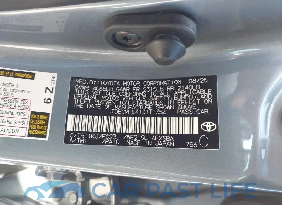 JTDBCMFE4T3111356# 9
