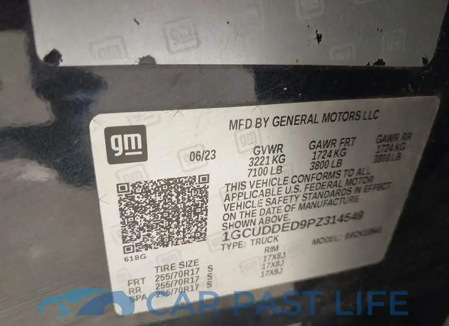1GCUDDED9PZ314549# 9