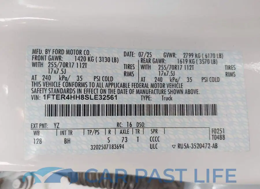 1FTER4HH8SLE32561# 9