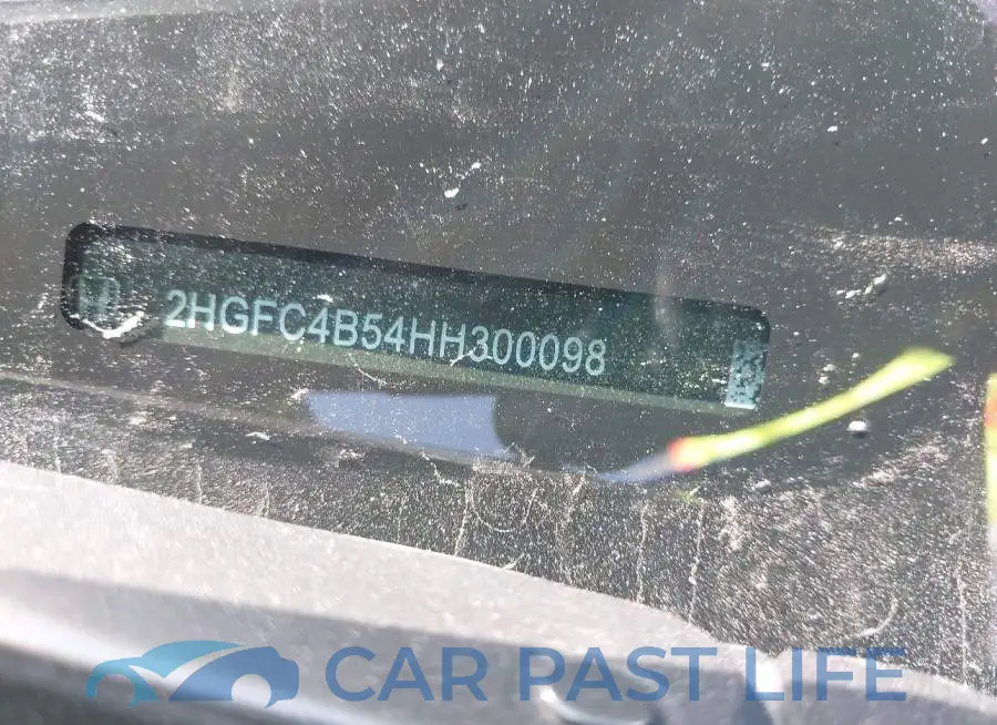 2HGFC4B54HH300098# 9