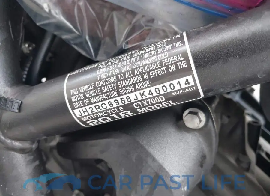 JH2RC6958JK400014# 10