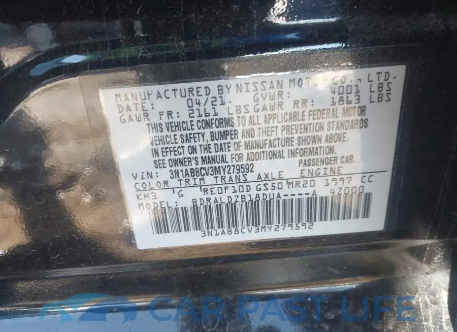 3N1AB8CV3MY279592# 9
