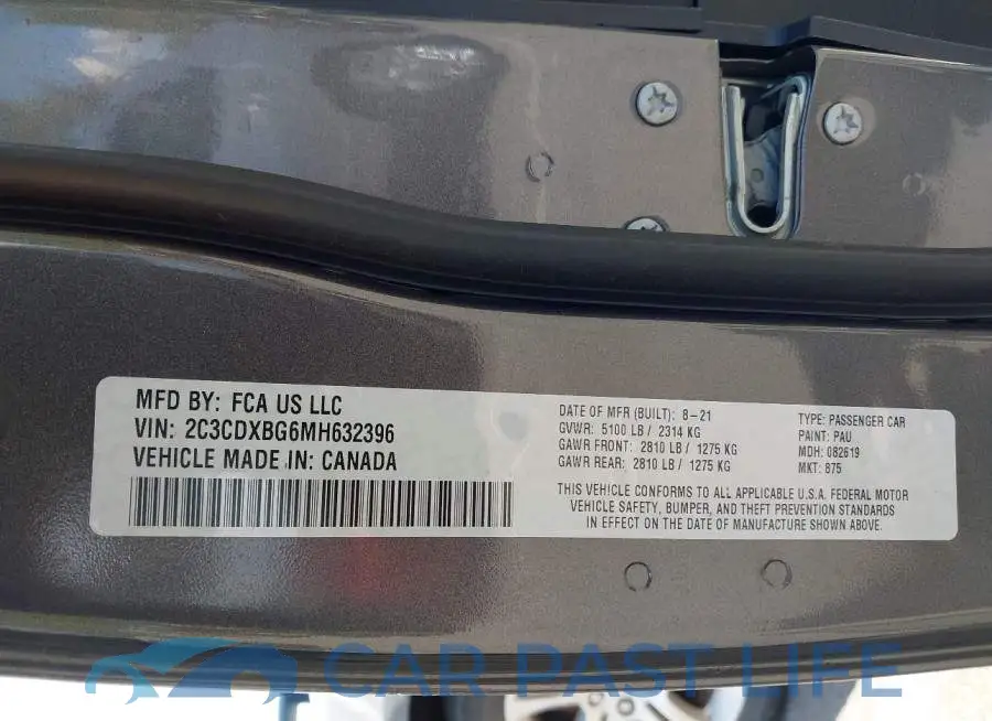 2C3CDXBG6MH632396# 9
