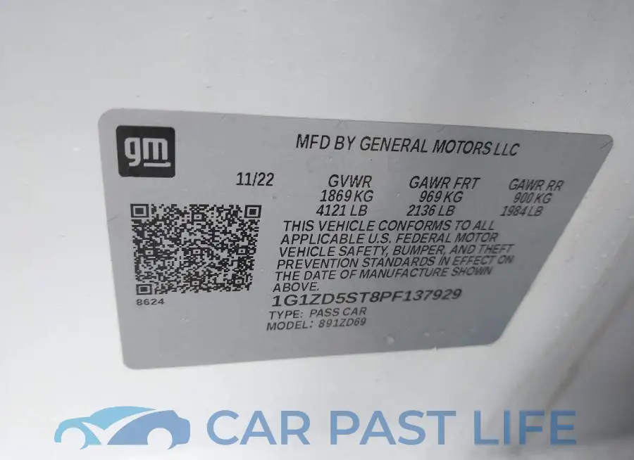 1G1ZD5ST8PF137929# 9