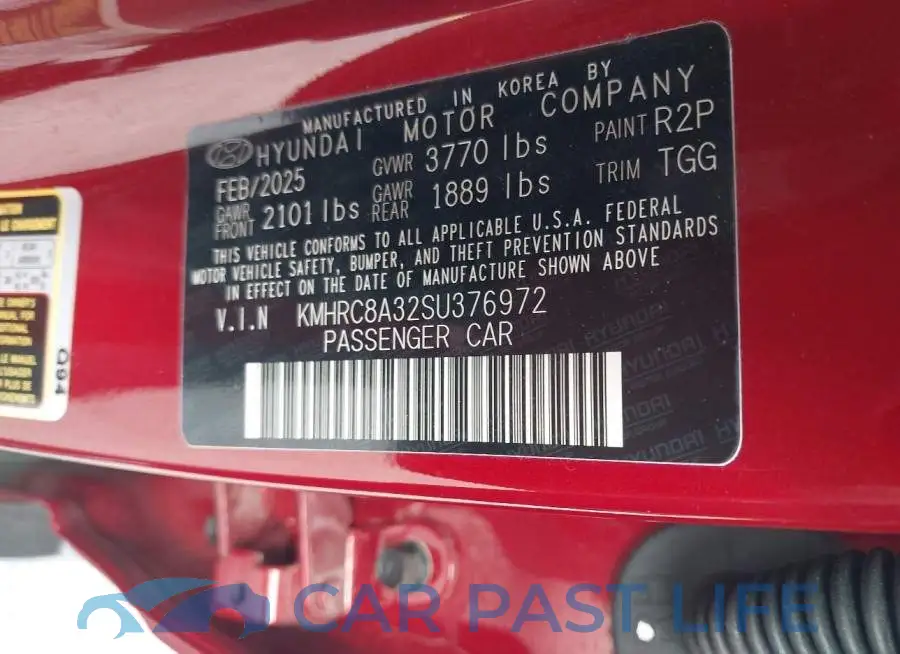 KMHRC8A32SU376972# 9