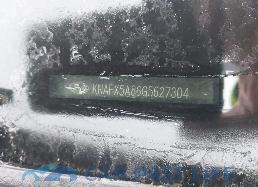 KNAFX5A86G5627304# 16
