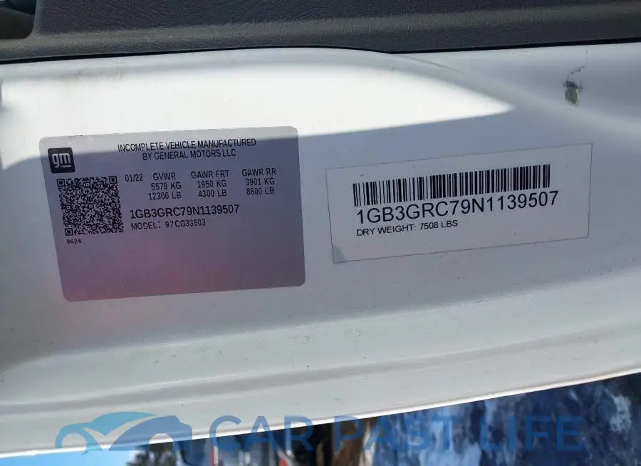 1GB3GRC79N1139507# 8