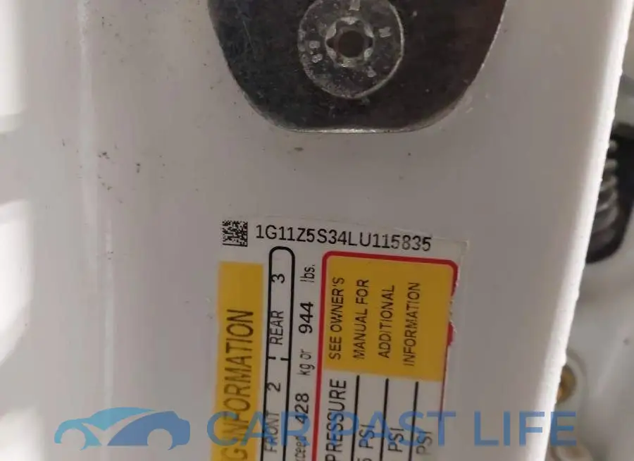 1G11Z5S34LU115835# 9