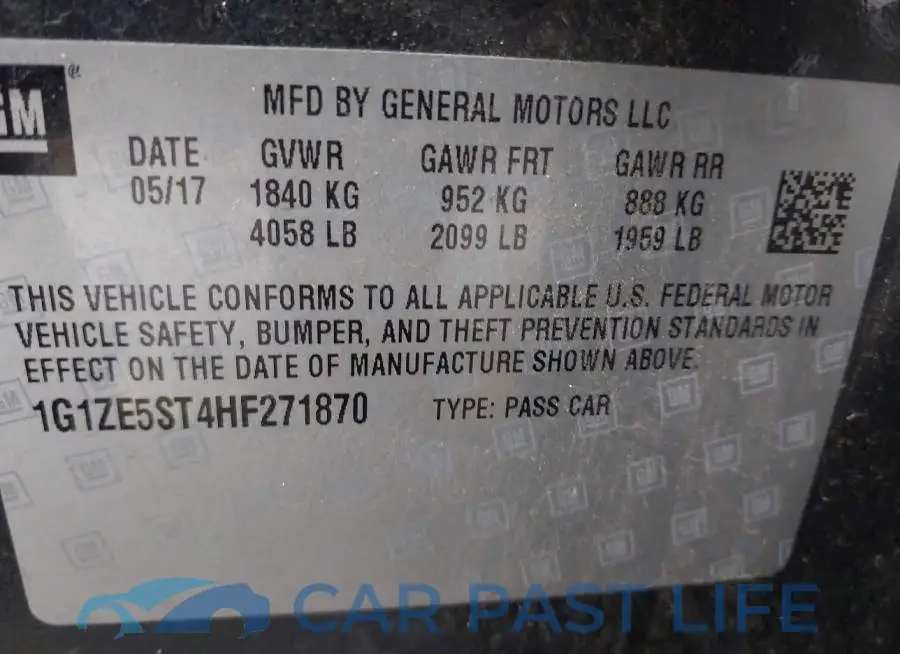 1G1ZE5ST4HF271870# 9