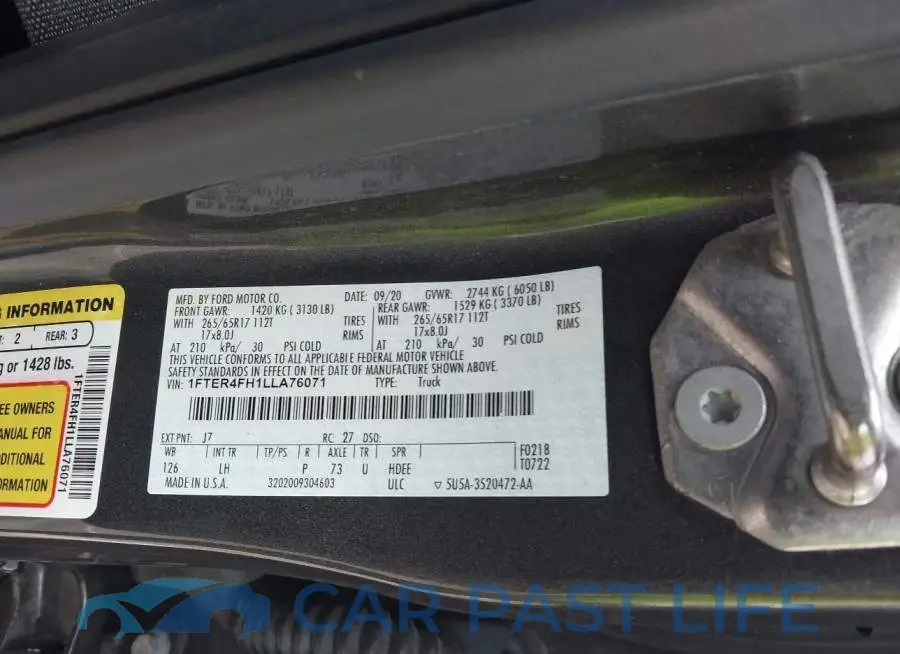 1FTER4FH1LLA76071# 9