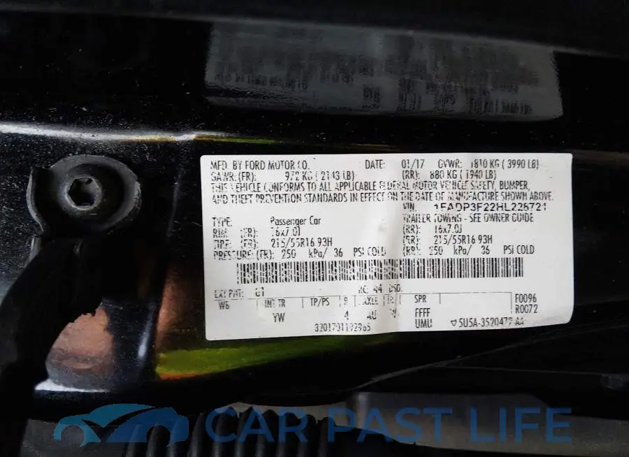 1FADP3F22HL228721# 9