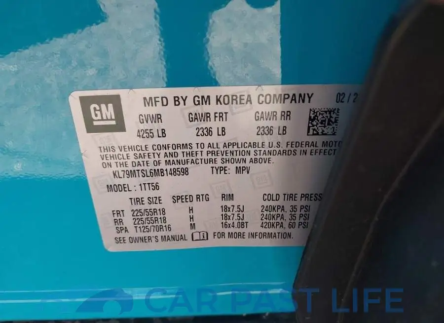 KL79MTSL6MB148598# 9