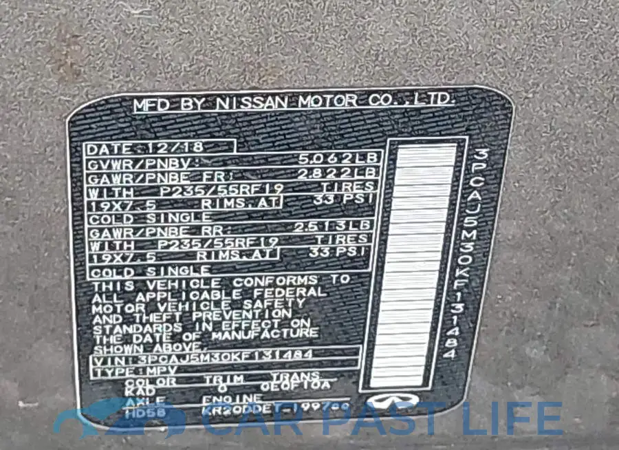 3PCAJ5M30KF131484# 9