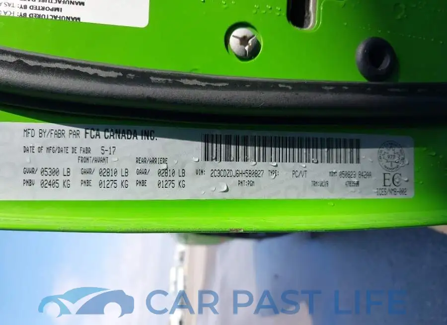 2C3CDZDJ6HH580827# 9