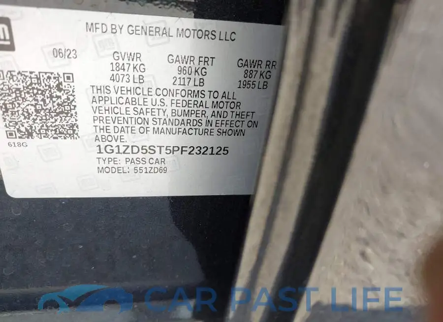 1G1ZD5ST5PF232125# 9