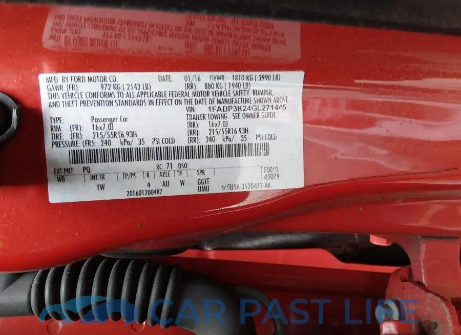 1FADP3K24GL271445# 9