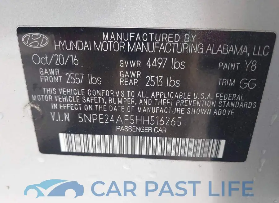 5NPE24AF5HH516265# 9