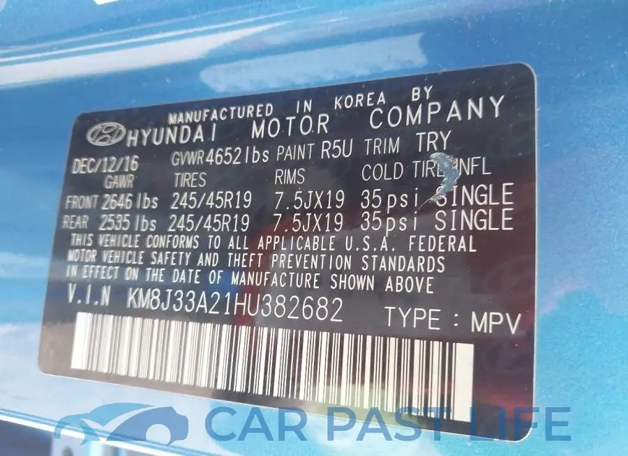 KM8J33A21HU382682# 9