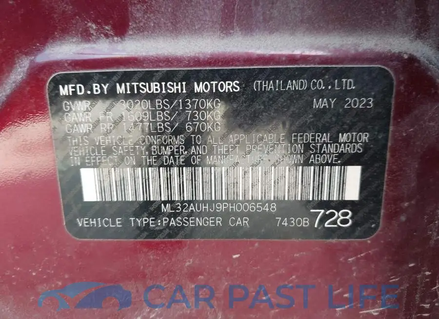 ML32AUHJ9PH006548# 9