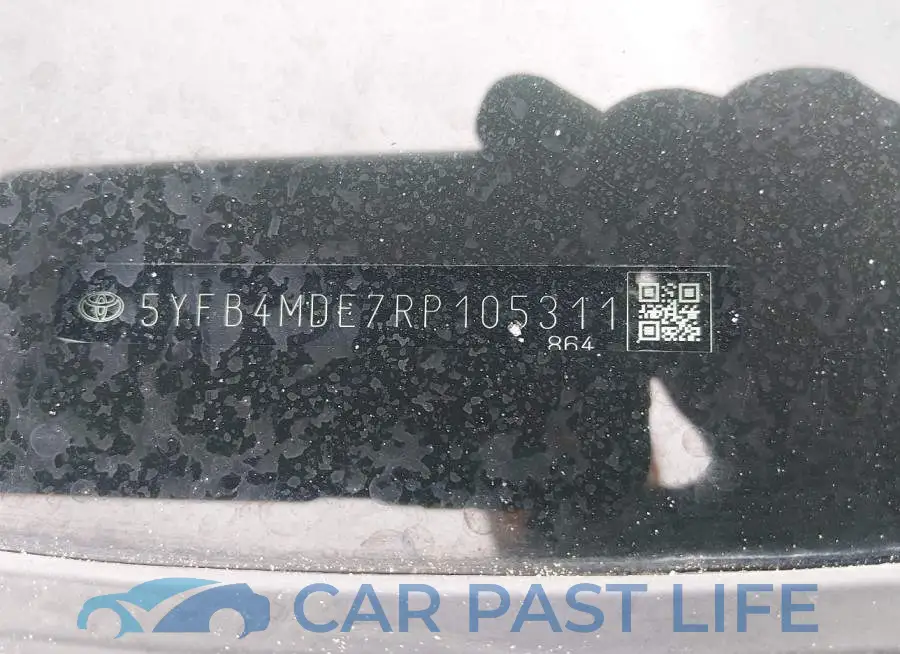 5YFB4MDE7RP105311# 9