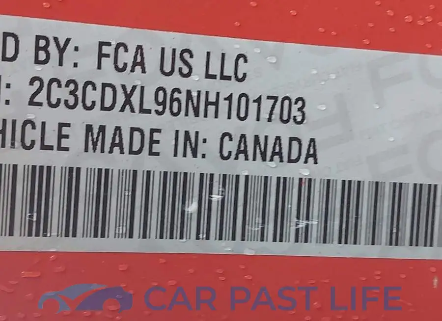 2C3CDXL96NH101703# 9