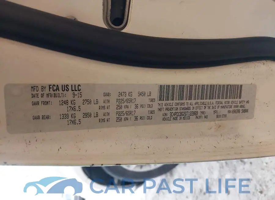 3C4PDCBG2GT122869# 9