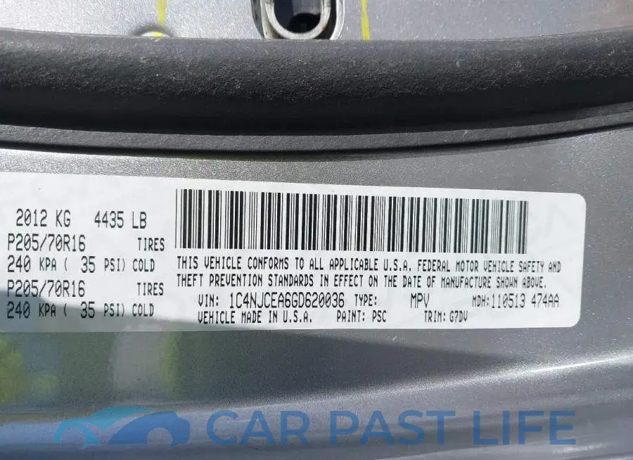1C4NJCEA6GD620036# 9