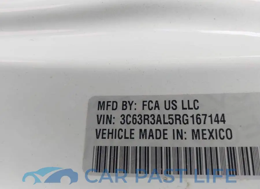 3C63R3AL5RG167144# 9