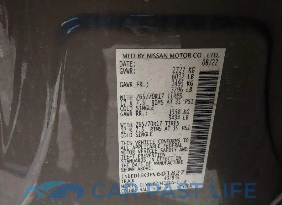 1N6ED1EK3PN601827# 9