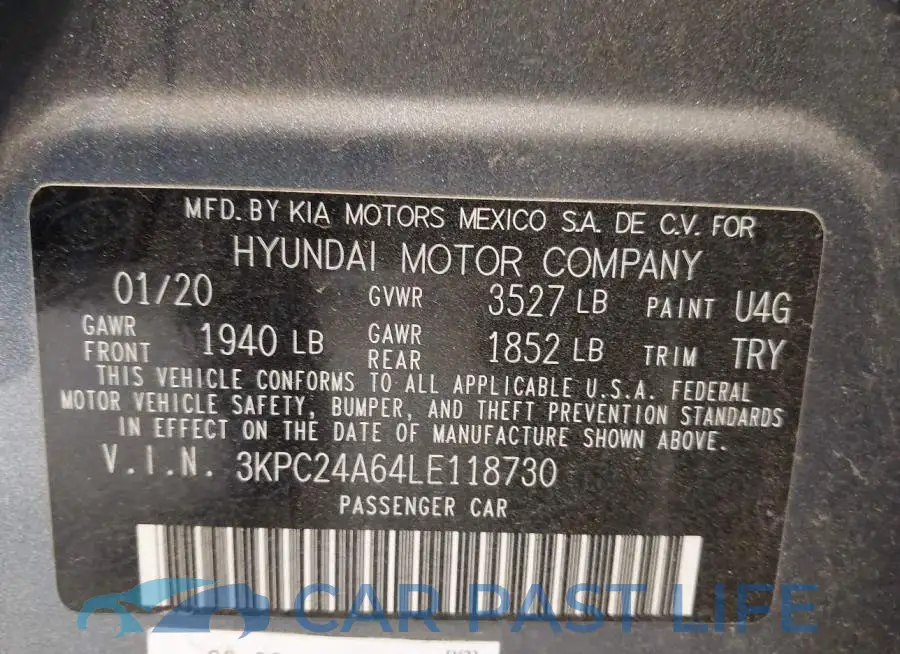 3KPC24A64LE118730# 9