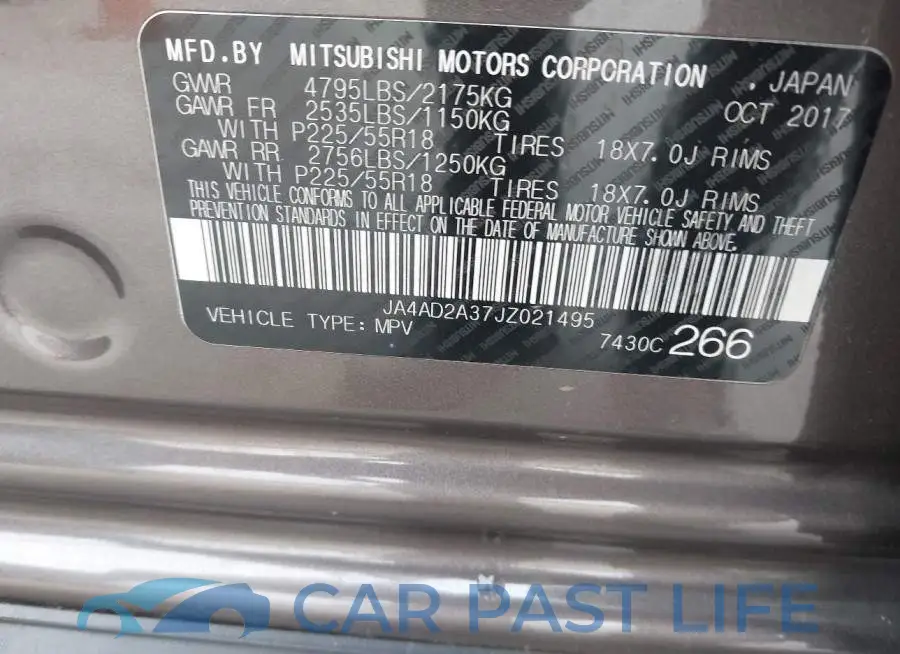 JA4AD2A37JZ021495# 9