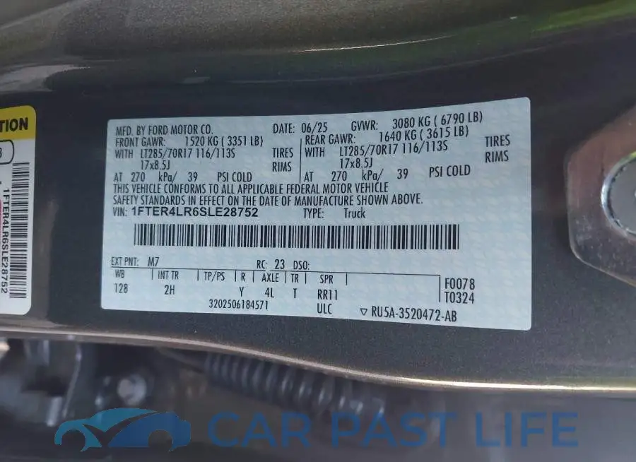 1FTER4LR6SLE28752# 9
