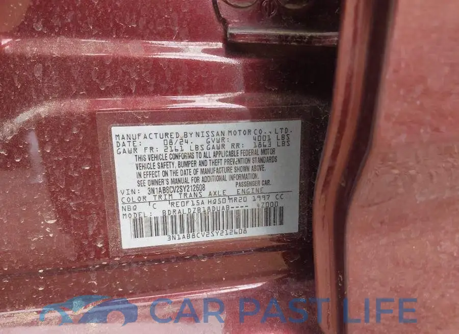 3N1AB8CV2SY212608# 9