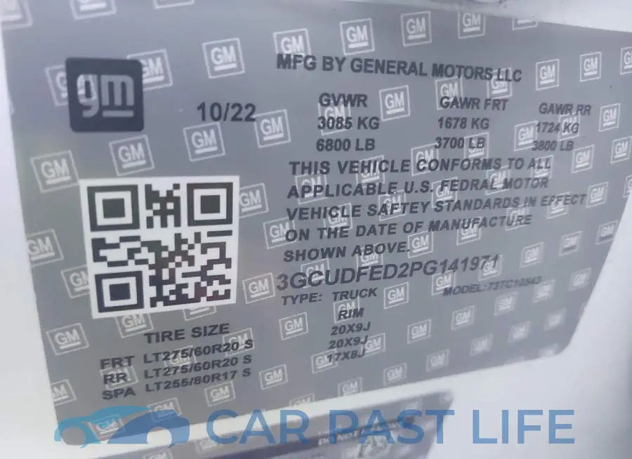 3GCPYFED7LG243035# 9