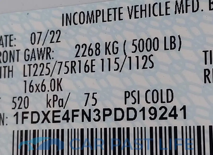 1FDXE4FN3PDD19241# 8