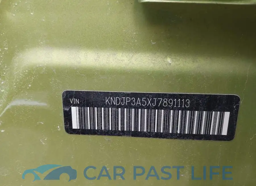 KNDJP3A5XJ7891113# 9