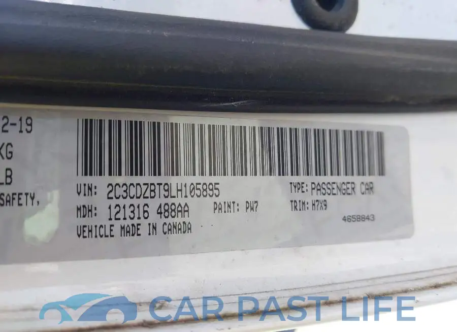 2C3CDZBT9LH105895# 9