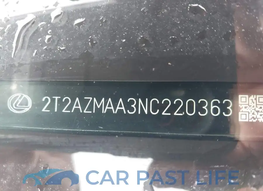 2T2AZMAA3NC220363# 18