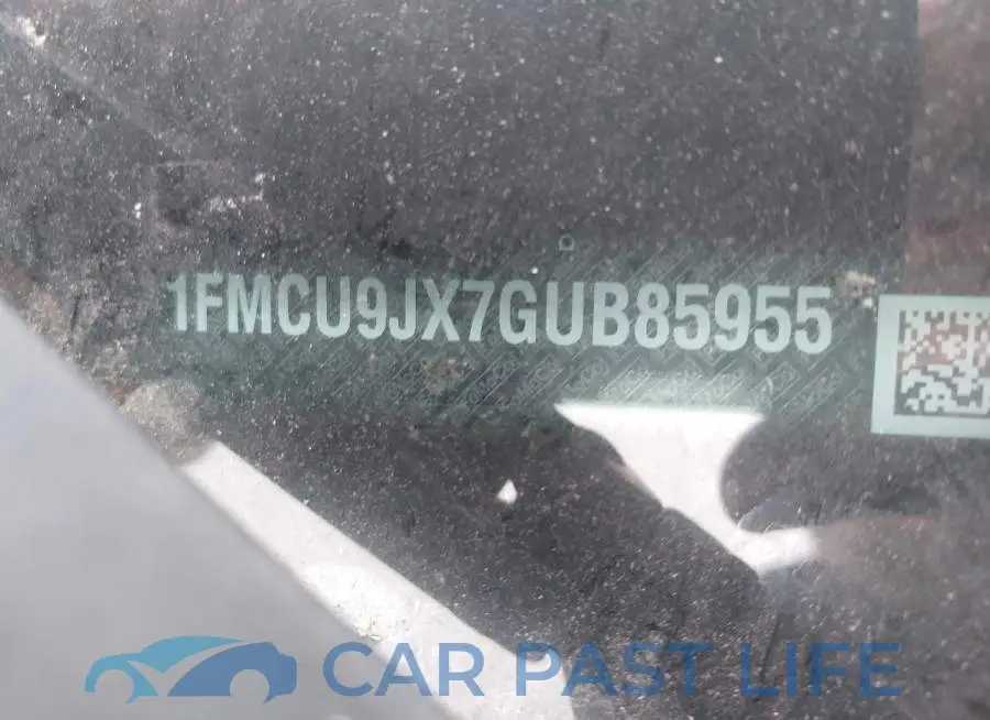 1FMCU9JX7GUB85955# 17