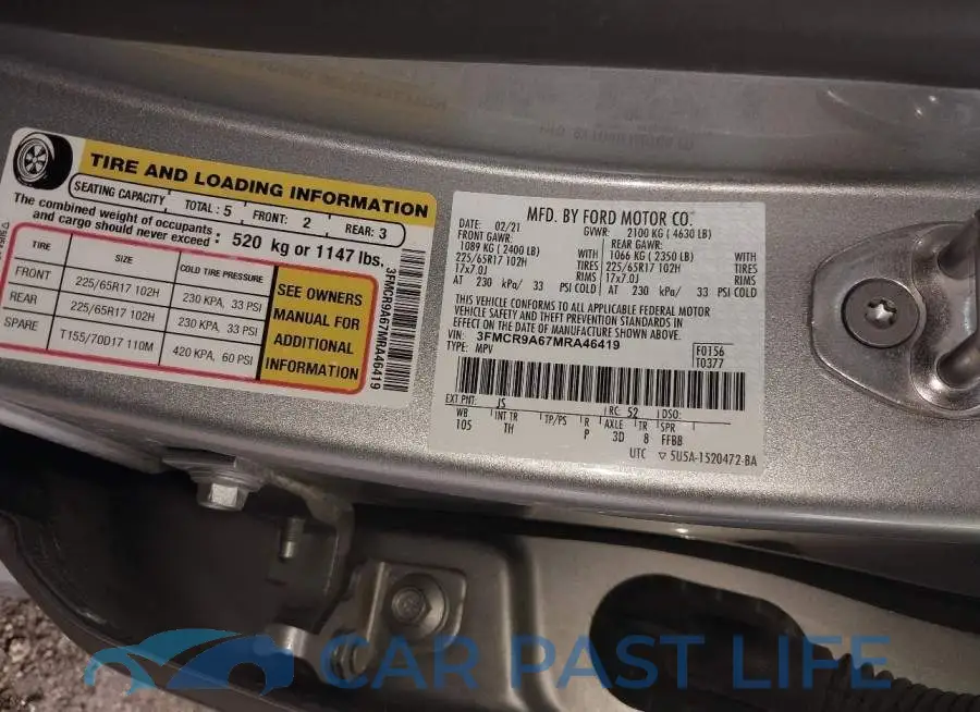 3FMCR9A67MRA46419# 9