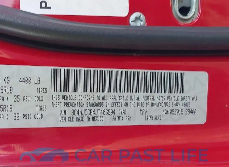 3C4NJCCB4JT406904# 9