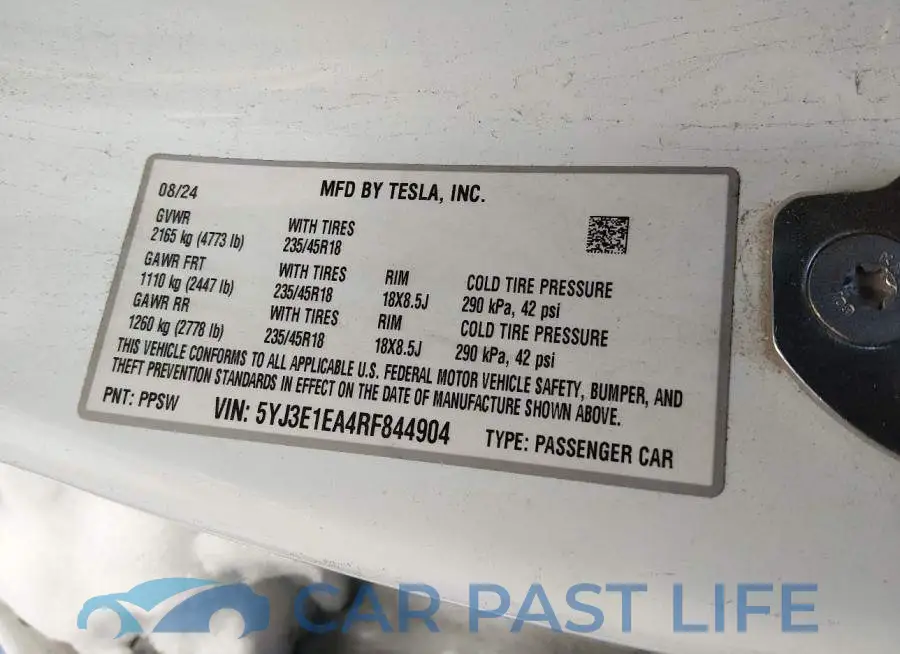 5YJ3E1EA4RF844904# 9