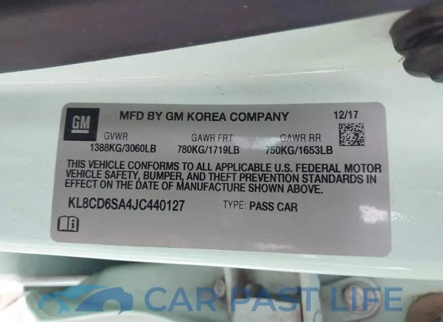 KL8CD6SA4JC440127# 9
