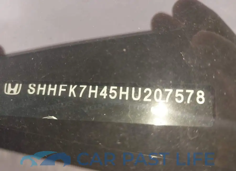SHHFK7H45HU207578# 9