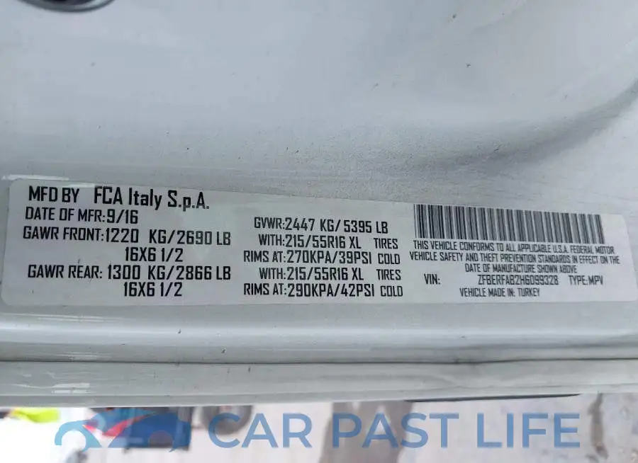 ZFBERFAB2H6D99328# 9