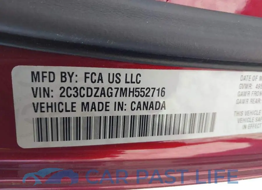 2C3CDZAG7MH552716# 9