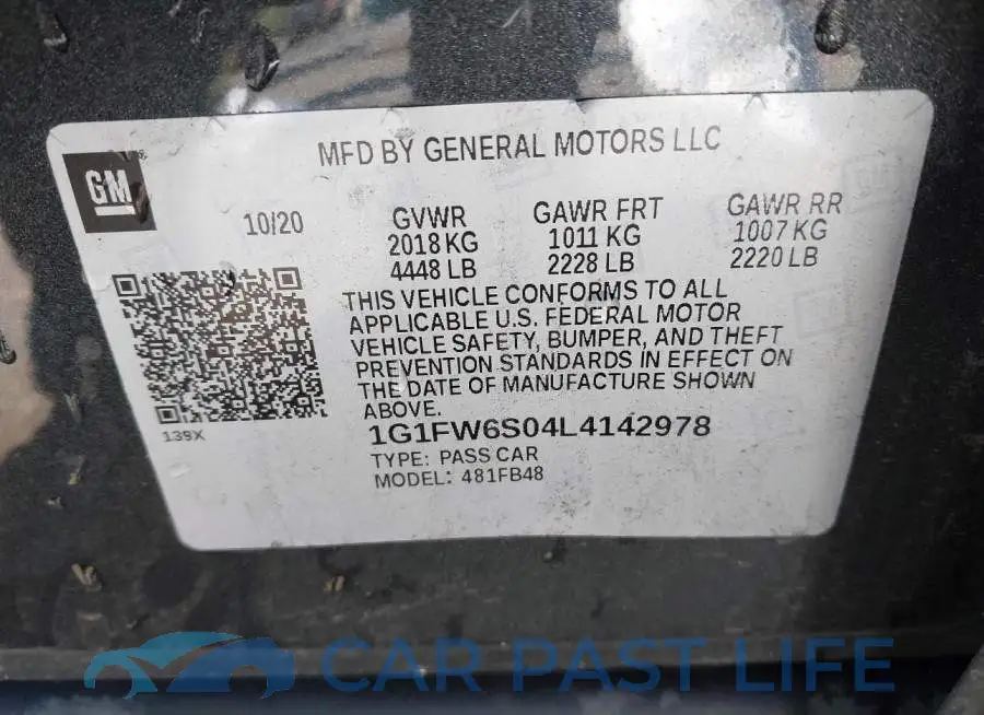 1G1FW6S04L4142978# 9