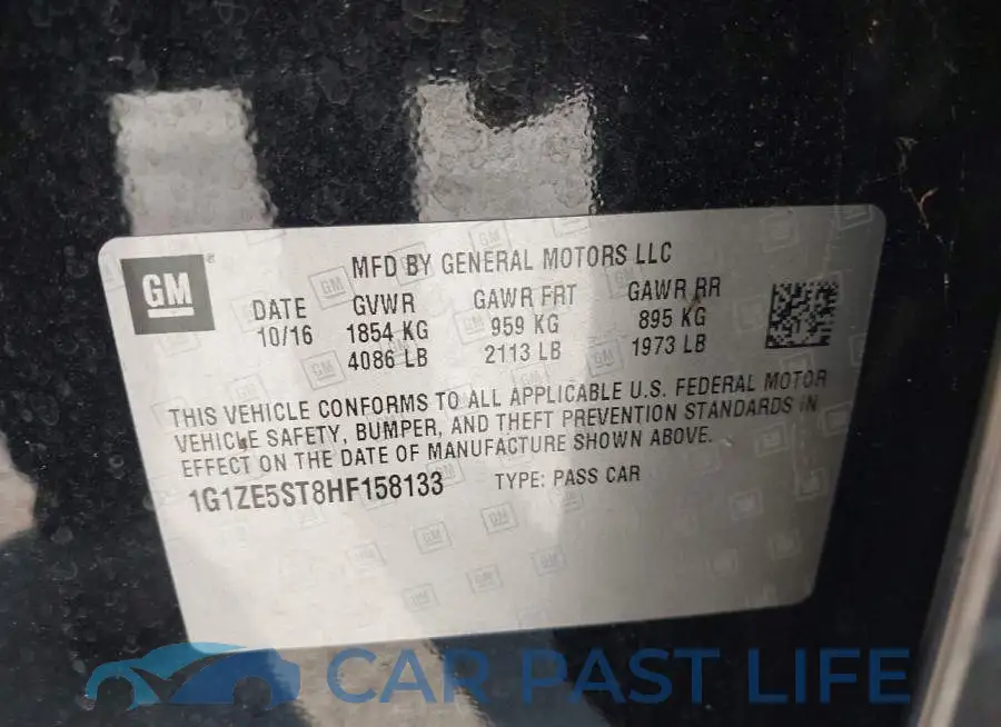 1G1ZE5ST8HF158133# 9